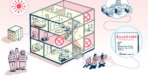 A federal eviction ban ends expires at the end of the month, leaving hundreds of thousands of renters vulnerable to losing their homes.