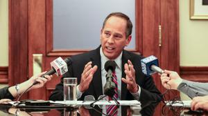 Senate President Pro Tempore Joseph Scarnati’s campaign is seeking $6,070 from The Caucus, Caucus Bureau Chief Brad Bumsted, and Spotlight PA reporter Angela Couloumbis. Senate President Pro Tempore Joseph Scarnati’s campaign is seeking $6,070 from The Caucus, Caucus Bureau Chief Brad Bumsted, and Spotlight PA reporter Angela Couloumbis.
