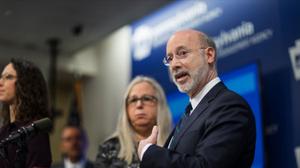 Wolf is "very concerned" about the threat of an outbreak in the state's prisons, his spokesperson said. Wolf is "very concerned" about the threat of an outbreak in the state's prisons, his spokesperson said.