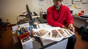 Fred Way is executive director of the Pennsylvania Alliance of Recovery Residences, which voluntarily certifies recovery houses. Here, he shows photographs of residences in the process of being inspected. Fred Way is executive director of the Pennsylvania Alliance of Recovery Residences, which voluntarily certifies recovery houses. Here, he shows photographs of residences in the process of being inspected.