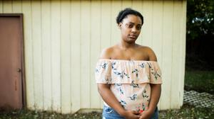 Ada Bailor, a student at Indiana University of Pennsylvania, said the "campus doesn’t allow Black students to feel safe." Ada Bailor, a student at Indiana University of Pennsylvania, said the "campus doesn’t allow Black students to feel safe."