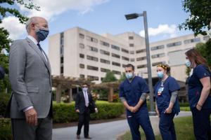Gov. Tom Wolf said new "hot spots can be traced to situations where Pennsylvanians were not wearing masks or practicing social distancing." Gov. Tom Wolf said new "hot spots can be traced to situations where Pennsylvanians were not wearing masks or practicing social distancing."