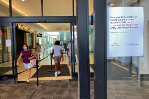 Pent-up demand from shoppers (like those seen here at the King of Prussia Mall) buoyed sales taxes. Pent-up demand from shoppers (like those seen here at the King of Prussia Mall) buoyed sales taxes.
