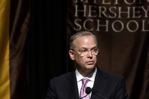 Robert Heist, a board member at Milton Hershey School, sued his own board, saying it withheld financial records he wanted to fulfill his oversight duties at the wealthy private school for low-income children. Robert Heist, a board member at Milton Hershey School, sued his own board, saying it withheld financial records he wanted to fulfill his oversight duties at the wealthy private school for low-income children.