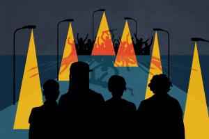 Fueled by social media posts that parroted — and then embellished — the state police’s version of events, white vigilantes wielding guns descended upon town squares. Fueled by social media posts that parroted — and then embellished — the state police’s version of events, white vigilantes wielding guns descended upon town squares.