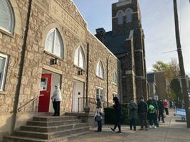 “Trust” was the word several voters in line at St. John’s Windish Evangelical Lutheran Church used when explaining why they were voting in person in Bethlehem. “Trust” was the word several voters in line at St. John’s Windish Evangelical Lutheran Church used when explaining why they were voting in person in Bethlehem.
