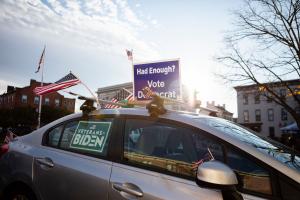 Gettysburg Pennsylvania on Election Day. November 3, 2020. Gettysburg Pennsylvania on Election Day. November 3, 2020.