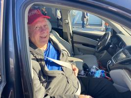 Marcus Dixon usually spends his elections as a poll worker but complications from a knee replacement surgery changed those plans this year. Marcus Dixon usually spends his elections as a poll worker but complications from a knee replacement surgery changed those plans this year.