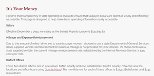 A page on Senate President Pro Tempore Jake Corman’s transparency website promises to "make basic spending information easily accessible.” The problem: The page hasn’t been updated in over six years. A page on Senate President Pro Tempore Jake Corman’s transparency website promises to "make basic spending information easily accessible.” The problem: The page hasn’t been updated in over six years.