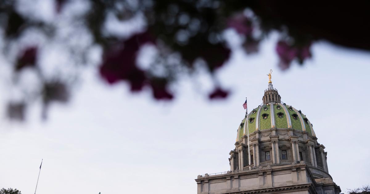 The exterior of the Pennsylvania Capitol in Harrisburg.