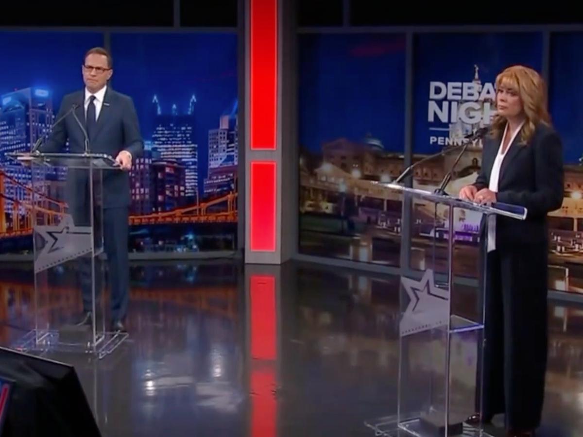 spotlightpa.org - Stephen Caruso - PA governor candidates Shapiro, Garrity debate affordability, healthcare