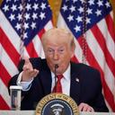 President Donald Trump speaks during an event to promote investment in rural health care in the East Room of the White House, Friday, Jan. 16, 2026, in Washington.