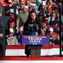Scott Presler speaks at a campaign rally for President Donald Trump in October, 2024 in Butler, Pa.
