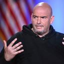 John Fetterman participates in a debate in Boston in 2025