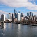 The Philadelphia, PA skyline.