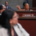 Rep. Summer Lee, D-Pa., speaks during a House Committee on Oversight and Government Reform meeting on Capitol Hill in Washington.