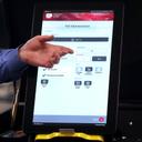 A former Luzerne County election administrator shows a class how to set up new voting machines in 2021.