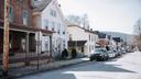 Houses on a street in Tyrone, Pennsylvania