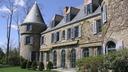 The east terrace of Milford, Pennsylvania's Grey Towers mansion.