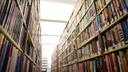 Books in the Osterhout Free Library in Wilkes-Barre.