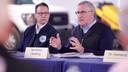 Gov. Josh Shapiro and Pennsylvania Department of Agriculture Secretary Russell Redding visit the Lancaster County Rapid Response Center to host poultry producers and industry leaders for a roundtable discussion on the ongoing surge in Highly Pathogenic Avian Influenza (HPAI) infections.
