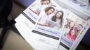 Informational pamphlets at Adagio Health in Greensburg