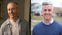 U.S. Rep. Brian Fitzpatrick (left) and his Democratic opponent, Bob Harvie