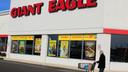 A man walks out of the Giant Eagle grocery store Thursday, Nov. 17, 2011, in Mayfield Heights, Ohio.