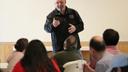 Bob Brooks, a candidate for the Democratic nomination in Pennsylvania's 7th Congressional District, speaks an event in Bethlehem, Pa., Monday, May 11, 2026