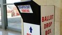 A mail-in ballot drop box is displayed Nov. 7, 2023, at Northampton County Courthouse in Easton, Northampton County, Pennsylvania.