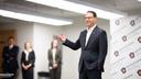 Gov. Josh Shapiro greets employees of the Office of State Inspector General.