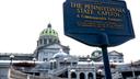 Pennsylvania's Capitol building in Harrisburg is pictured.