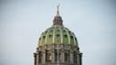 The dome of the Pennsylvania Capitol in Harrisburg.