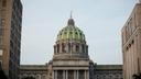 The exterior of the Pennsylvania Capitol in Harrisburg.