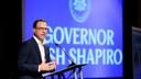 Gov. Josh Shapiro speaks at a Pennsylvania Department of General Services event in 2023.