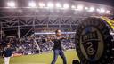 Gov. Josh Shapiro attends a Philadelphia Union game on Sept. 23, 2023.