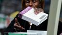 Lehigh County voter registration workers sort mail ballots Nov. 5, 2024, at Lehigh County Government Center in Allentown, Pa.