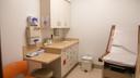 A room at a health care facility