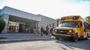 Sugarcreek Elementary School students arrive at school on Friday morning, May 24, 2024.