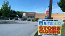 A sign announcing a Rite Aid closure is seen in York County, Pa.
