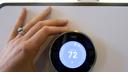A Nest Learning Thermostat.