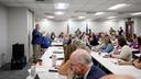 Aging Secretary Jason Kavulich speaks during a training with representatives from 23 Area Agencies on Aging.