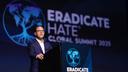 Gov. Josh Shapiro delivered a keynote address on political violence in America at the 2025 Eradicate Hate Global Summit.