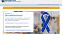 A screenshot of the Child Welfare Portal where reporters can report suspected child abuse