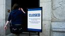 A closed sign stands in front of the National Archives on the first day of a government shutdown, Wednesday, Oct. 1, 2025, in Washington.