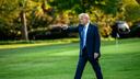 President Donald Trump on the South Lawn of the White House, Monday, Sept. 22, 2025.