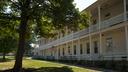 A building that formed part of the Carlisle Indian Industrial School campus is seen at U.S. Army's Carlisle Barracks in Carlisle, Pa., on Thursday, Sept. 4, 2025.
