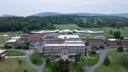 The exterior of  Clarks Summit State Hospital, one of six state psychiatric hospitals in Pennsylvania.