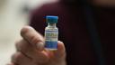 Dr. Jessica Early holds a vial of the combination measles, mumps and rubella vaccine at Prisma Health Pediatrics in Greer, S.C., March 18, 2026.