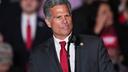 U.S. Rep. Dan Meuser, R-Pa., speaks before President Donald Trump arrives at the Mount Airy Casino Resort in Mount Pocono, Pa., Tuesday, Dec. 9, 2025.
